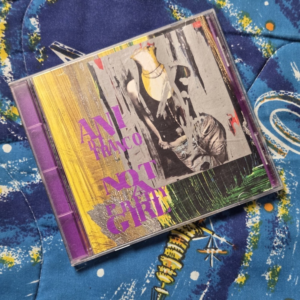 Ani DiFranco Not a Pretty Girl CD 1995 Righteous Babe Records Indie Folk Rock